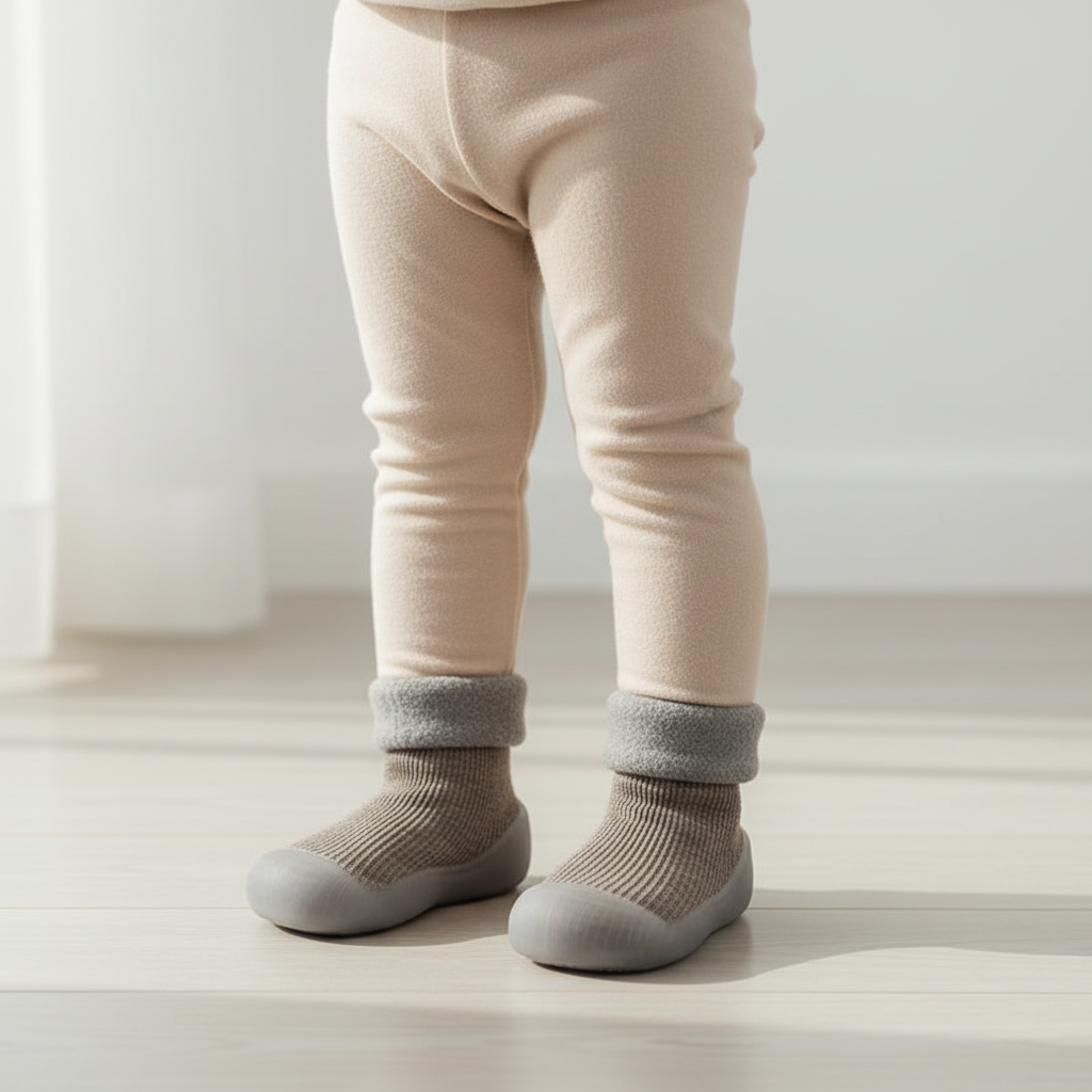 Botas de Primeros pasos para Bebé - Grey Booties