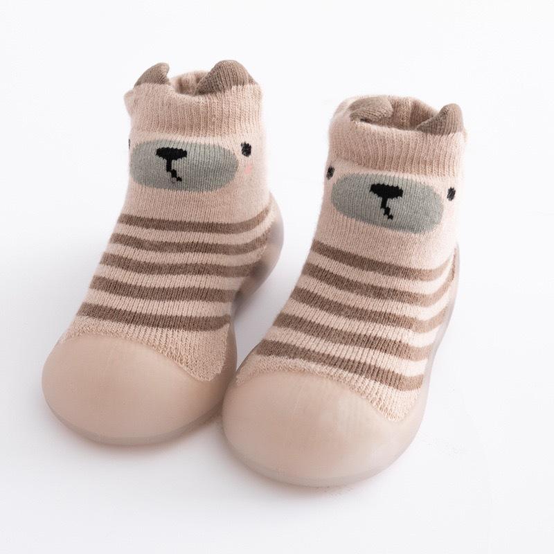 Zapatillas de Andar con Suela Flexible para Bebés - Baloo Marrón