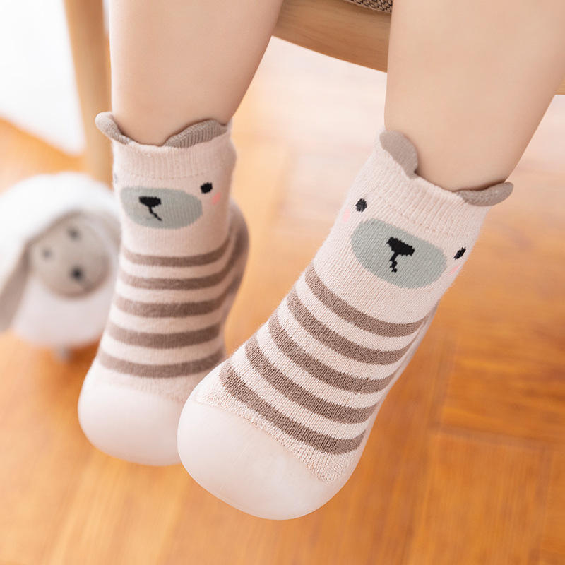 Zapatillas de Andar con Suela Flexible para Bebés - Baloo Marrón