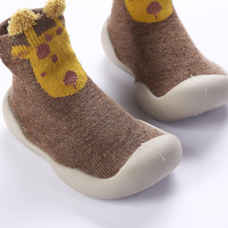 Botines Barefoot tipo Calcetín - Jirafa Feliz