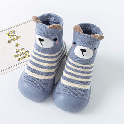 Zapatillas de Andar con Suela Flexible para Bebés - Baloo Azul