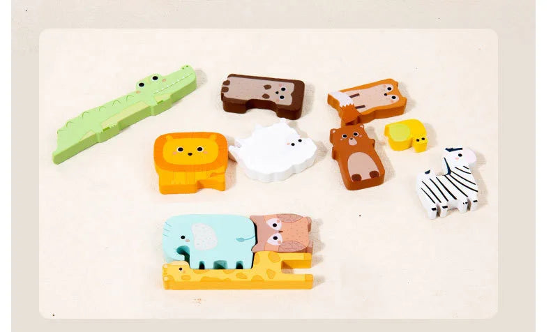 Juguete de madera magnético Montessori +3años