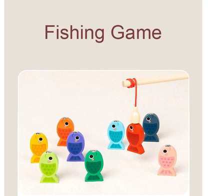 Juguete de madera magnético Montessori +3años